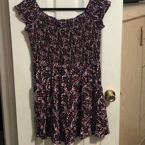 Express Fit and flare Off the shoulder dress